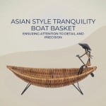 MS015 Asian Style Tranquility Boat Basket 